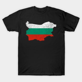 Bulgaria Country With Bulgarian Flag T-Shirt